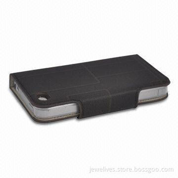 Leather Cases for Apple's iPhone 4G, Available in Various Colors and Designs